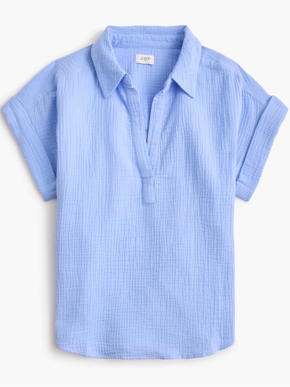J. Crew Pop Over Gauze Top